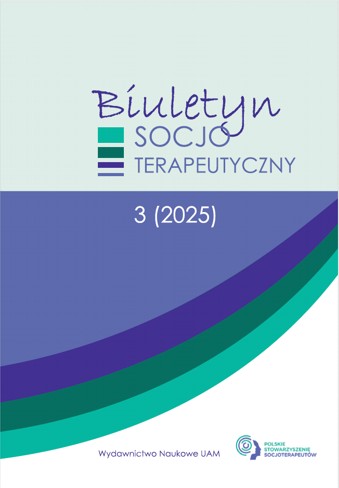 					Pokaż  Nr 3 (2025): BIULETYN SOCJOTERAPEUTYCZNY
				